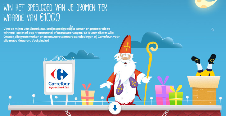 Giraffe Minder dan Sanders Win voor 1000 euro Sinterklaas-speelgoed bij Carrefour | GRATIS.be